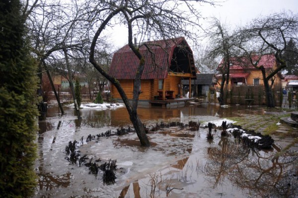 Уровень воды в реке Огре находится на высокой отметке Уровень воды в реке Огре находится на высокой отметке