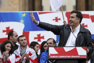 В Тбилиси прошел митинг партии Михаила Саакашвили В Тбилиси прошел митинг партии Михаила Саакашвили
