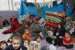 Число сирийских беженцев превысило полтора миллиона человек Число сирийских беженцев превысило полтора миллиона человек
