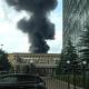 Крупный пожар на севере Москвы локализован Крупный пожар на севере Москвы локализован