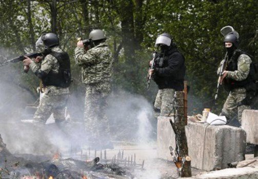 Украинские силовики атакуют Славянск Украинские силовики атакуют Славянск