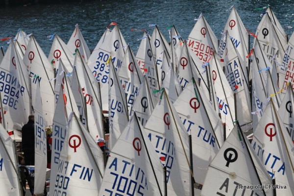 Закончиласьсамая крупнаярегата GARDA MEETING OPTIMIST CLASS