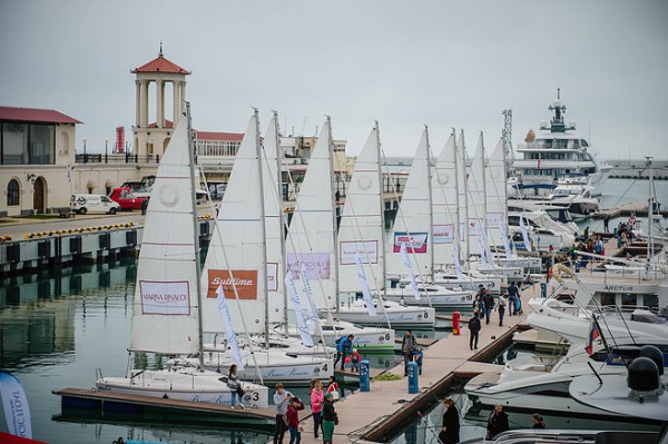 Первые экспонаты выставки SOCHI YACHT SHOW 