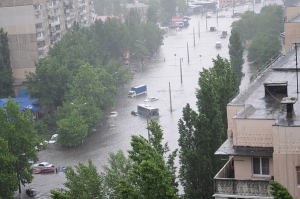 Последствия затопления Одессы, вызванного ливнем, ликвидированы Последствия затопления Одессы, вызванного ливнем, ликвидированы