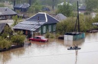 Уровень воды в районе подтопленного рязанского поселка Кадом начал снижаться Уровень воды в районе подтопленного рязанского поселка Кадом начал снижаться