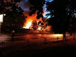 Превышения нормы концентрации вредных веществ после пожара на химскладе в Москве нет Превышения нормы концентрации вредных веществ после пожара на химскладе в Москве нет