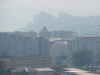 Столицу Хакасии затянуло дымом от лесных пожаров в Красноярском крае Столицу Хакасии затянуло дымом от лесных пожаров в Красноярском крае