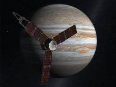 Зонд "Джуно" выполнил первую из двух коррекций для возвращения к Земле по пути к Юпитеру Зонд "Джуно" выполнил первую из двух коррекций для возвращения к Земле по пути к Юпитеру