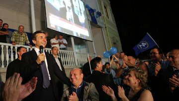 Блок Иванишвили лидирует с 55% после подсчета 97,03% протоколов Блок Иванишвили лидирует с 55% после подсчета 97,03% протоколов